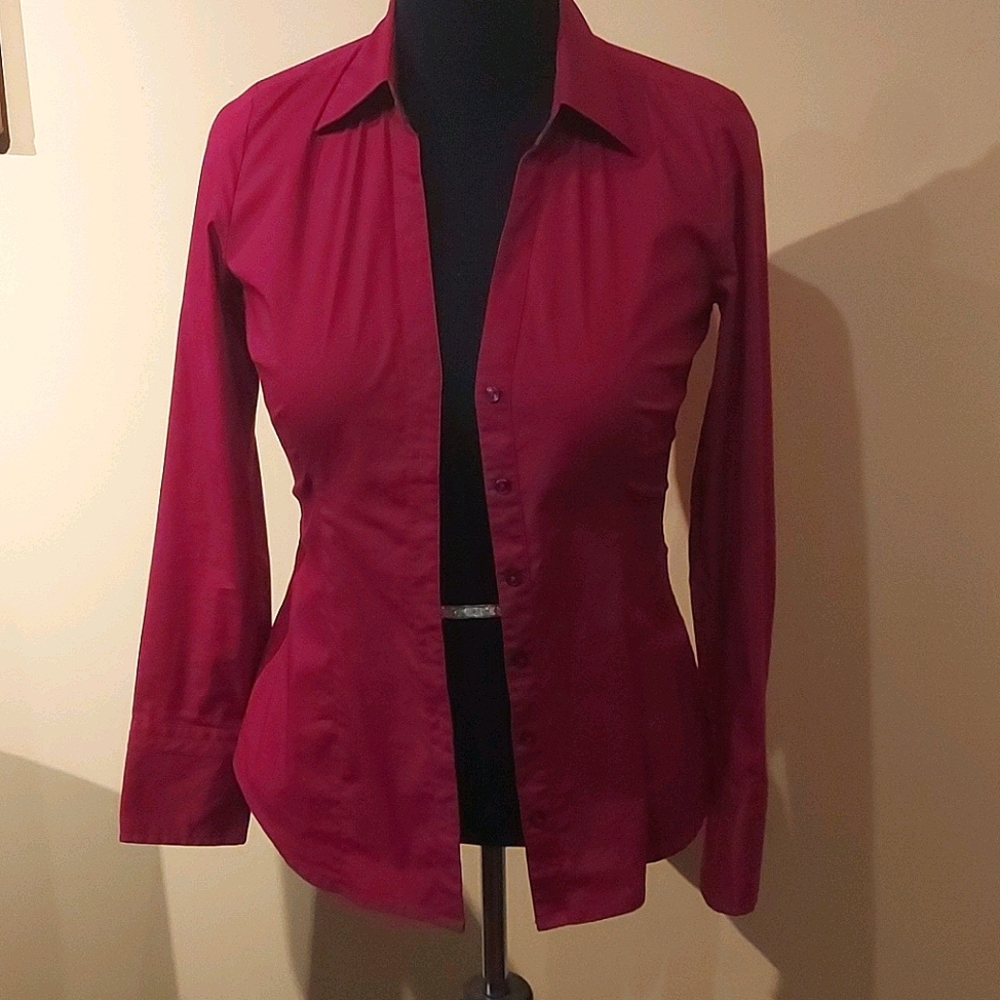 Cotton button down blouse